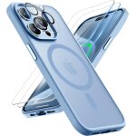 Ppdaz - coque pour iphone 15 pro avec 2 verre trempé et 1 caméra protecteur, etui translucide mat arrière ... Ppdaz - coque pour iphone 15 pro avec 2 verre trempé et 1 caméra protecteur, etui translucide mat arrière ...