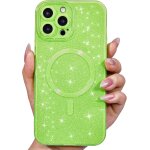 Ppdaz - pour iphone 12 pro coque compatible avec magsafe, magn�tique etui protection cam�ra, glitter ...