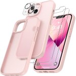 Pps - 4 en 1 coque pour iphone 13 avec 2 verre tremp et 1 camra protecteur, [protection militaire] ...