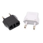 Prise adaptateur secteur usa chine japon vers france blanche, couleur: blanc