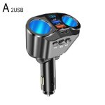 Prise allume - cigare laguna pour voiture, chargeur rapide, usb, 4, 8 a, affichage numrique, adaptateur ...