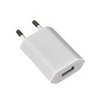 Prise chargeur adaptateur secteur usb blanc universel