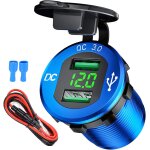 Prise usb pour voiture - charge rapide - double chargeur de voiture - 12 v / 24 v 36 w - chargeur usb ...