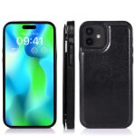Pro portefeuille etui pour iphone 14 bicelle avec titulaire de la carte fermoir magn�tique double fentes ...
