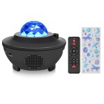 Projecteur led de ciel etoil avec tlcommande, tlcommande bluetooth, lecteur de musique, lumire ...