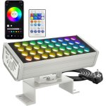 Projecteur led extrieur rgb connect wifi 180w, 16 millions couleurs (2700k - 6500k blanc chaud / froid), ...
