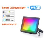 Projecteurs led rgb a changement de couleur, equivalent 30 w, eclairage extrieur paysager, projecteurs ...