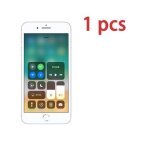 Protecteur d'�cran pour iphone 8, film � couverture compl�te en verre tremp�, bord souple