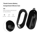 Protecteur d'�cran lcd en verre pour objectif, couvercle de protection en silicone adapt� au compartiment ...