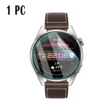 Protecteur d'�cran pour montre connect�e huawei watch 3 pro, film hydrogel transparent a bords incurv�s ...