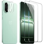 Protecteur d'�cran pour oneplus nord ce5 verre tremp�, ¿2 + 2� protection de l'appareil photo et film ...