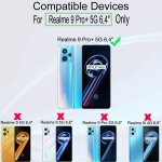 Protecteur d'�cran pour realme 9 pro + 5g / 9 pro plus 6. 4 , avec 2 pi�ces en verre tremp�, 1 protection ...