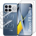 Protecteur d'ecran pour xiaomi poco f8 ultra verre tremp�, ¿2 + 2� protection de l'appareil photo et ...