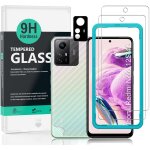 Protecteur d'�cran pour xiaomi redmi note 12s 4g(6. 43 ), avec 2 pi�ces en verre tremp�, 1 protection ...