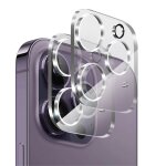 Protection cam�ra pour iphone 16 pro / iphone 16 pro max [lot de 2] verre tremp� appareil photo arri�re ...