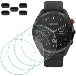 Protection ecran pour garmin approach s62 premium gps golf verre tremp� [4 pi�ces] + bouchons anti - ...