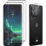 Protection d'�cran verre tremp� compatible avec motorola edge 40 neo [2 + 2pi�ces] protection objectif ...