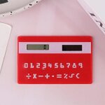 Qsj - calculatrice solaire  8 chiffres pour tudiant, mini calculatrice portable mince, papeterie, jouets ...