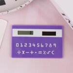 Qsj - calculatrice solaire à 8 chiffres, mini calculatrice portable mince pour étudiant, papeterie, jouets ... Qsj - calculatrice solaire à 8 chiffres, mini calculatrice portable mince pour étudiant, papeterie, jouets ...