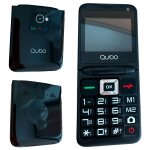 Qubo x - 10bk t�l�phone portable 2. 4  noir t�l�phone pour seniors