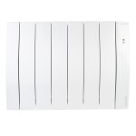 Radiateur chaleur douce a inertie horizontal galapagos pilotage intelligent connect - 750 w, l. 670 ...