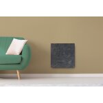 Radiateur �lectrique � inertie pierre eternal dual kherr smart natura noir 1000w
