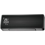 Radiateur split céramique avec wi - fi et façade en verre noir radiateur split avec contrôle intelligent ... Radiateur split céramique avec wi - fi et façade en verre noir radiateur split avec contrôle intelligent ...