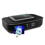 Radio enceinte wi fi, thomson cr300ivca horloge numrique et chargeur sans fil avec amazon alexa intgr, ...