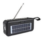 Radio solaire sans fil bluetooth, haut - parleur compatible avec radio fm, recharge usb, radio fm / am, ...