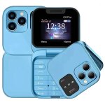 Rainbuvvy i16 pro 2g telephone a clapet 1, 77 pouces double sim camera de veille cadran rapide grande ...