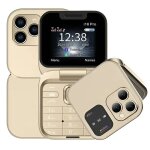 Rainbuvvy i16 pro 2g telephone a clapet 1, 77 pouces double sim camera de veille cadran rapide grande ...