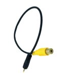 Rca vers 2, 5 mm av - in t�l�ph�rique cam�ra de recul vers gps 2, 5 mm 0.