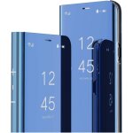 Realme 7 pro miroir housse coque etui a rabat, mirror smart view standing 360� protecteur etui coque ...