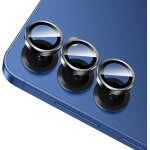 Rear camera protector for samsung galaxy s25 plus, 9h tempered glass aluminium alloy ring cover, individual ...