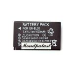 Remplacement 1 x batterie li - ion type enel - 20 enel20 1020mah avec infochip + chargeur pour nikon ...