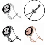 Remplacement ?noir?pour galaxy watch 5 / watch 4 bracelet, bracelet de montre en acier inoxydable bijoux ...