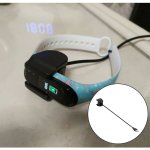 Remplacement usb chargeur de noir compatible pour xiaomi mi band 4, accessoires c�ble rechange 30cm