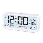 Rveil intelligent affichage numrique horloge de table electronique temprature humidit calendrier ...