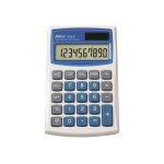 Rexel ibico 082x - calculatrice de poche - 10 chiffres - panneau solaire, pile - blanc, bleu