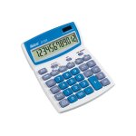 Rexel ibico 212x - calculatrice de bureau - 12 chiffres - blanc, bleu