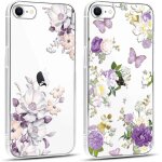 Rfgvc - 2 pièces transparente coque pour iphone 7 / 8 / se 2020 / se 2022 4, 7 , etui fleur aesthetic ... Rfgvc - 2 pièces transparente coque pour iphone 7 / 8 / se 2020 / se 2022 4, 7 , etui fleur aesthetic ...