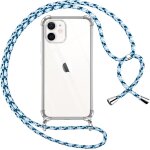 Rfgvc - coque pour iphone 12 mini avec cordon, transparente silicone housse avec réglable de collier ... Rfgvc - coque pour iphone 12 mini avec cordon, transparente silicone housse avec réglable de collier ...