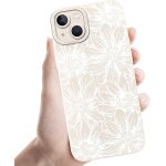 Rfgvc - coques pour iphone 13 mini 5, 4'', etui aesthetic modèle fleur de ligne dessin blanc souple tpu ... Rfgvc - coques pour iphone 13 mini 5, 4'', etui aesthetic modèle fleur de ligne dessin blanc souple tpu ...