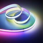 Rgb smart ic ruban led cob 6m couleur changement flexible bande lumineuse led adressable rgb strip avec ...