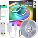 Rgb smart ic ruban led cob 6m couleur changement flexible bande lumineuse led adressable rgb strip avec ...