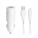 Rivacase va4225 wd2 en smartphone blanc allume - cigare auto