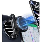 Round magnetic phone holder for jeep wrangler jl (2018 - 2023), gradient (2020 - 2024), compass (2009 ...