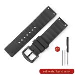 Rskal - bracelet de montre pour cartier santos sandoz santos 100 bracelet de montre en silicone en caoutchouc ...