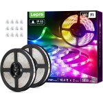 Ruban led 10m, bande led connectée wifi, led chambre rgb multicolore, commande vocal, app contrôle, compatible ... Ruban led 10m, bande led connectée wifi, led chambre rgb multicolore, commande vocal, app contrôle, compatible ...