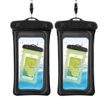 Sac mobile �tanche flottant universal black paquet de 2